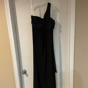 David’s bridal size 10 black bridesmaid dress